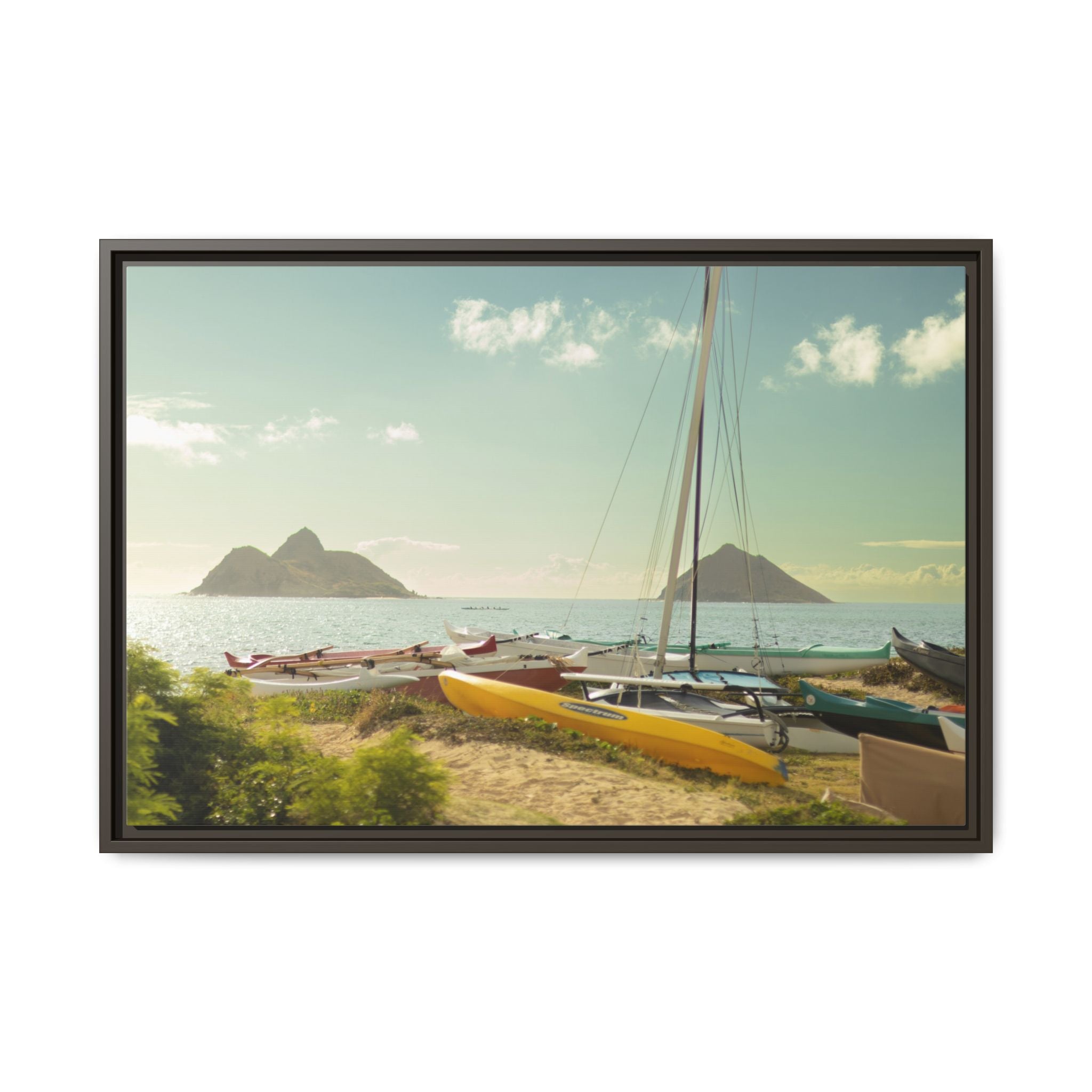 Hawaiian Beach Matte Canvas