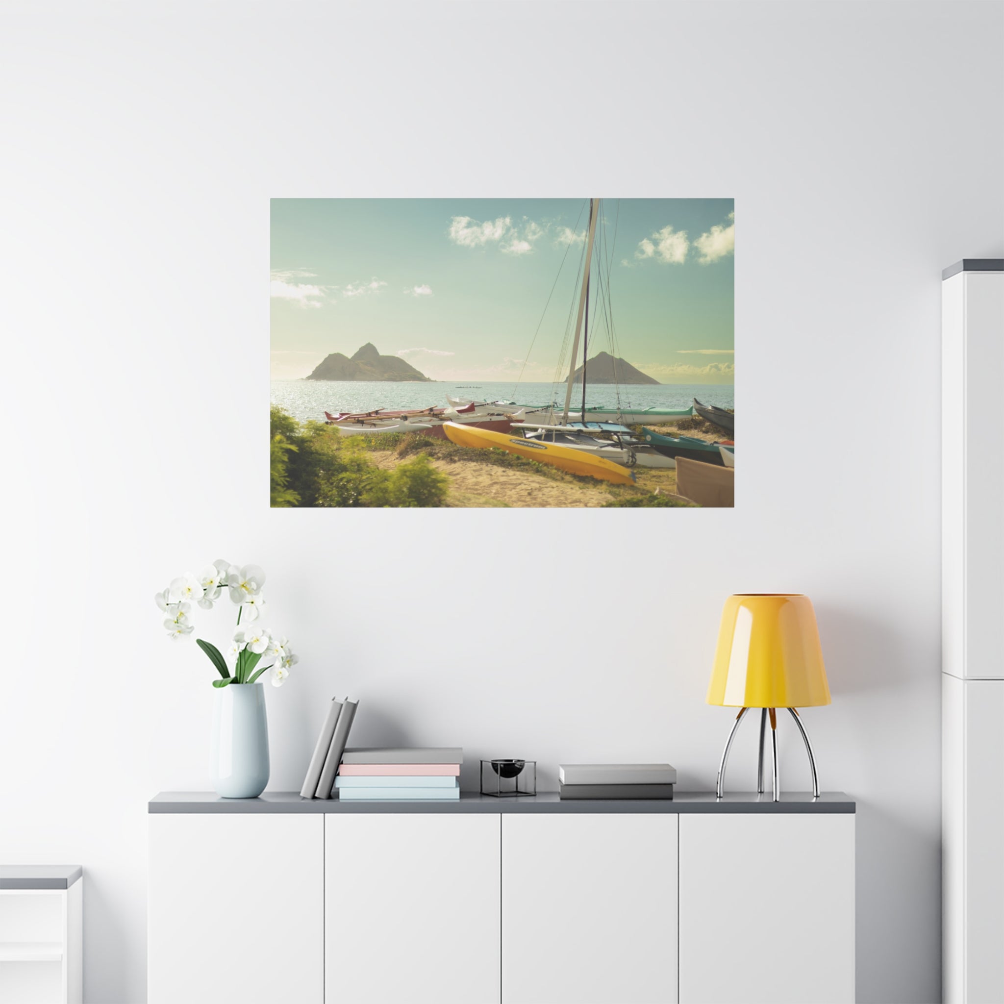 Hawaiian Beach Matte Canvas