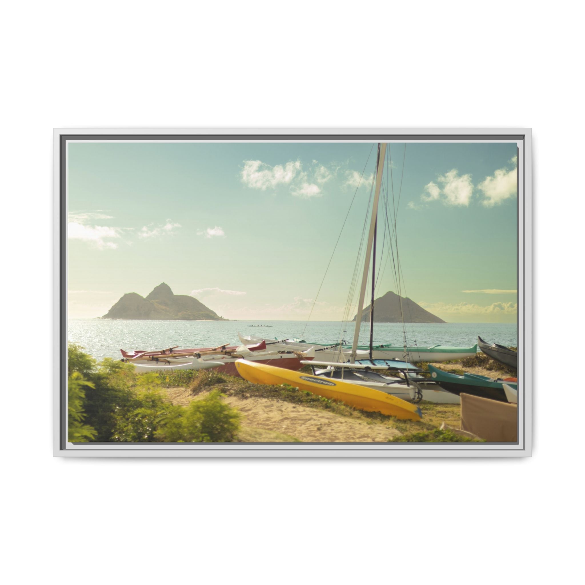 Hawaiian Beach Matte Canvas