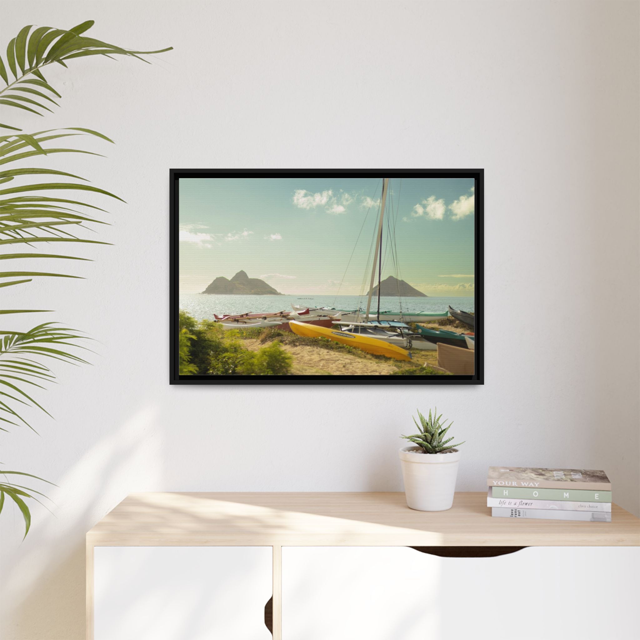 Hawaiian Beach Matte Canvas
