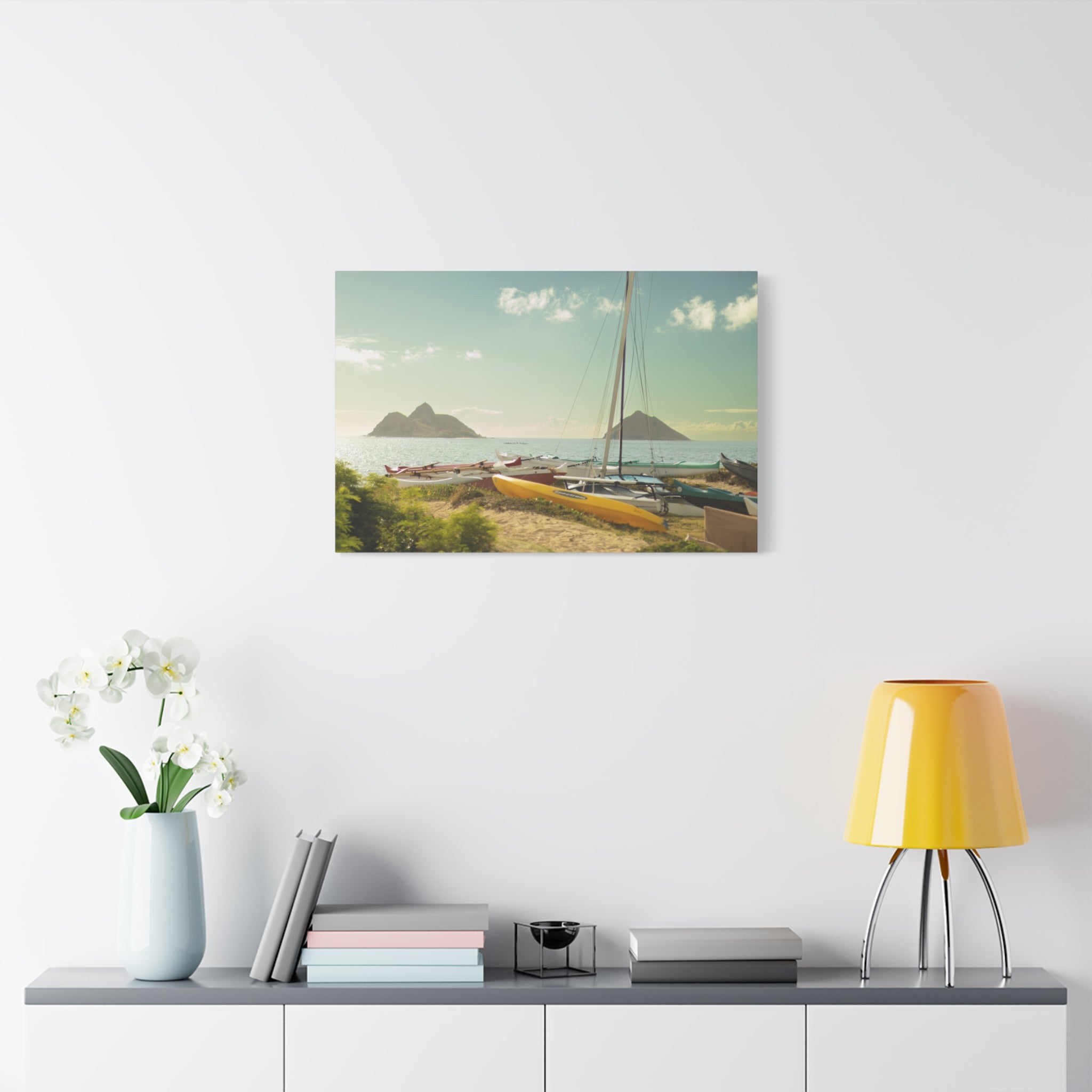 Hawaiian Beach Matte Canvas