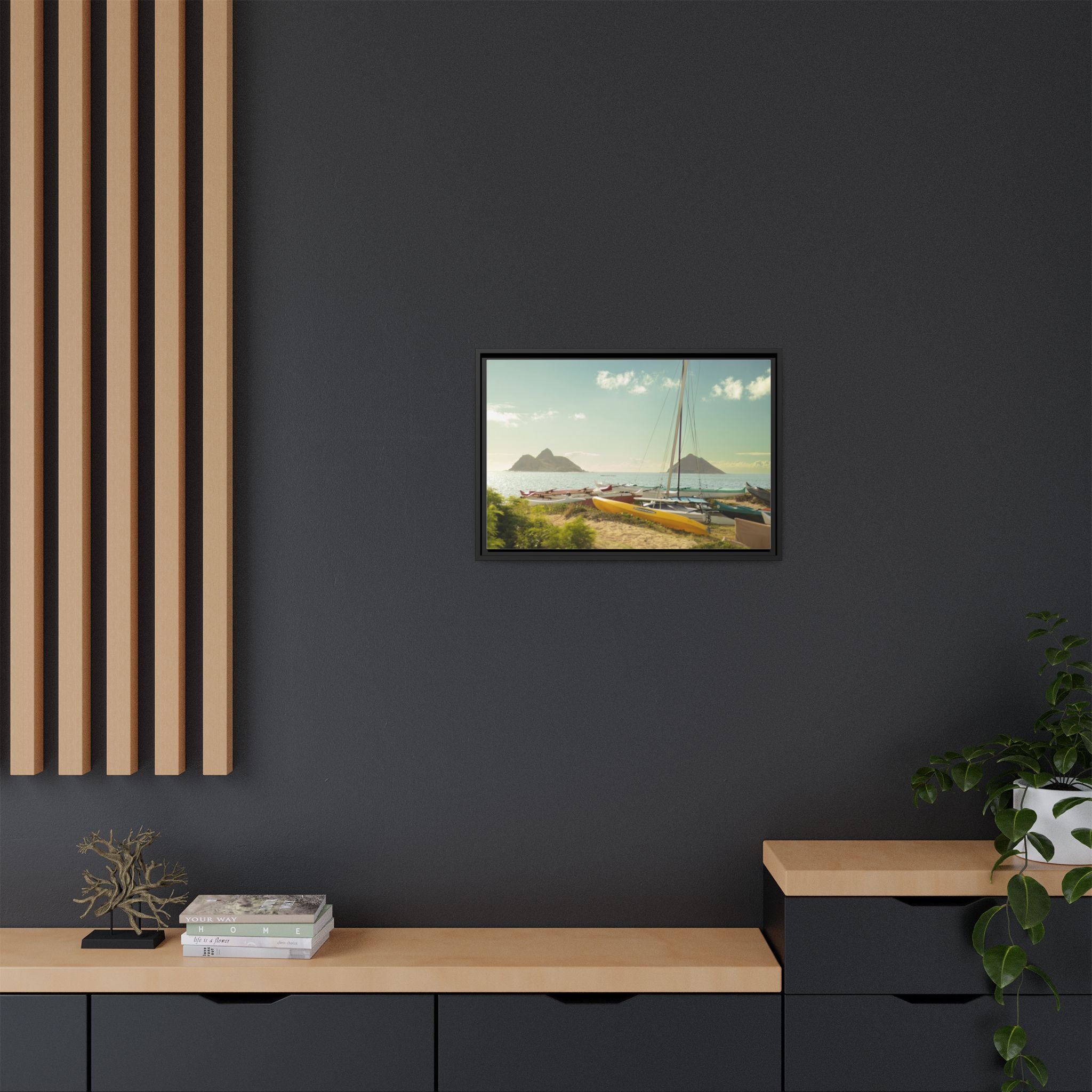 Hawaiian Beach Matte Canvas