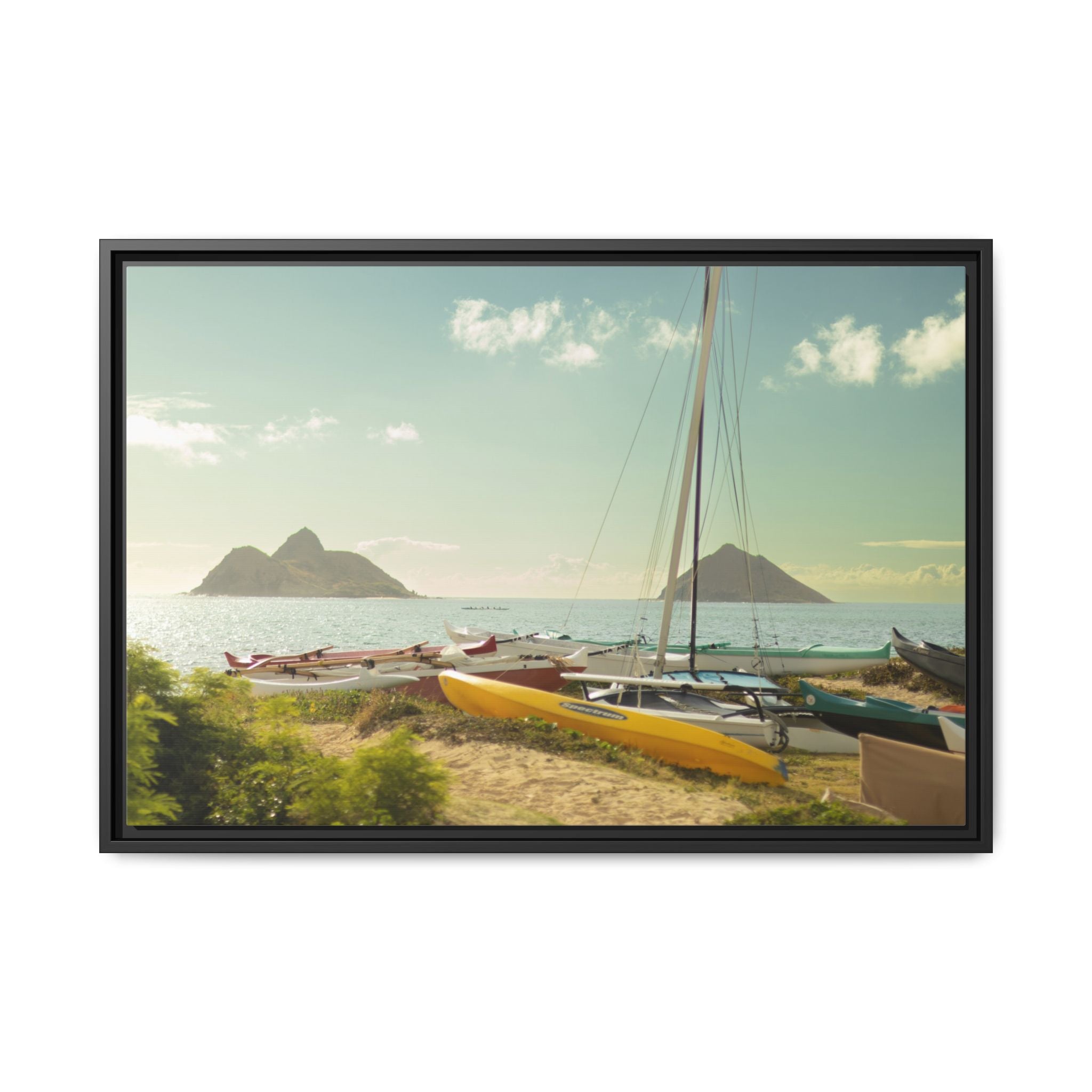 Hawaiian Beach Matte Canvas