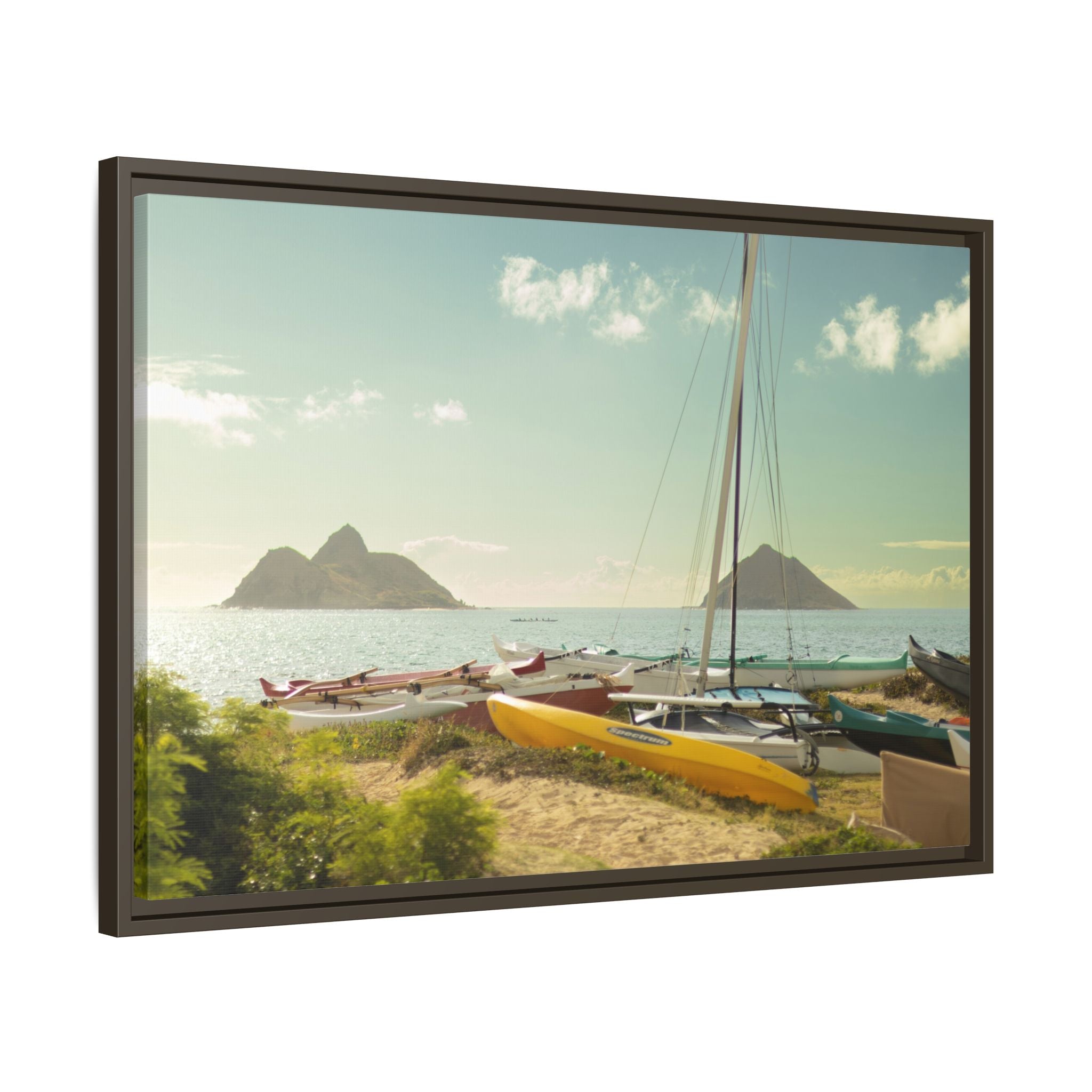 Hawaiian Beach Matte Canvas