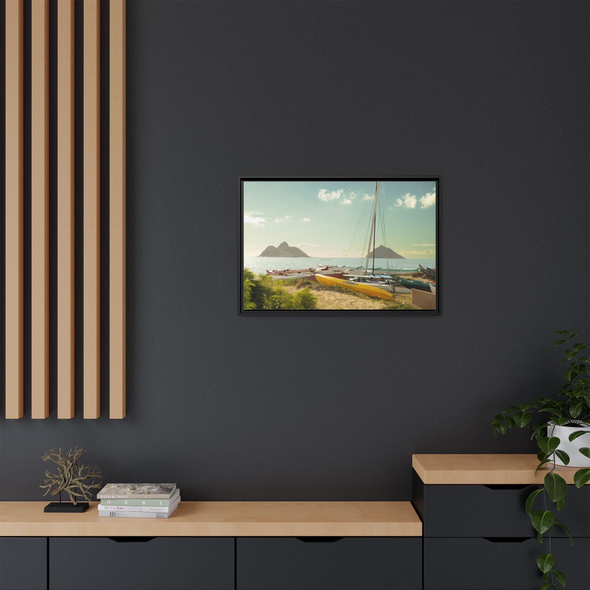 Hawaiian Beach Matte Canvas