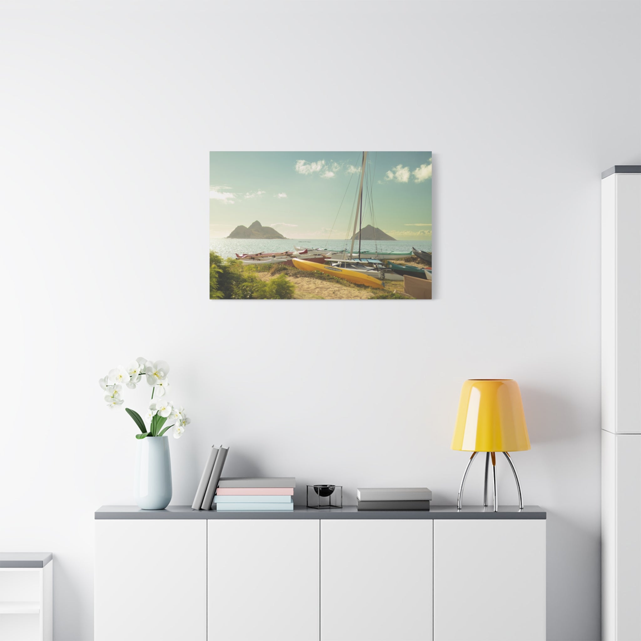 Hawaiian Beach Matte Canvas