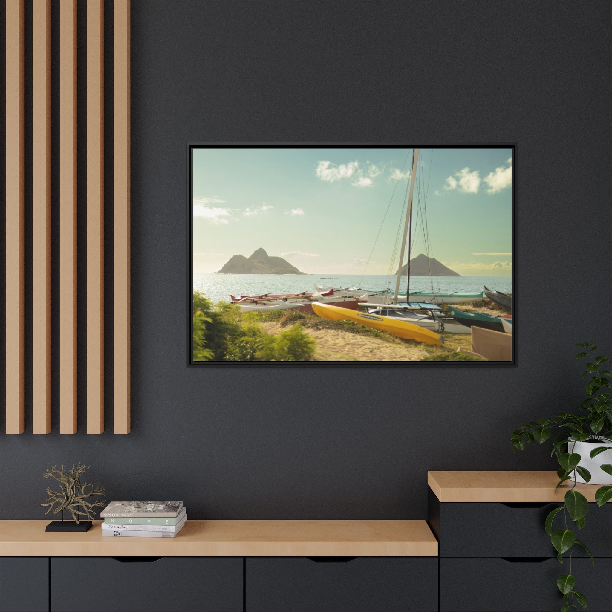 Hawaiian Beach Matte Canvas