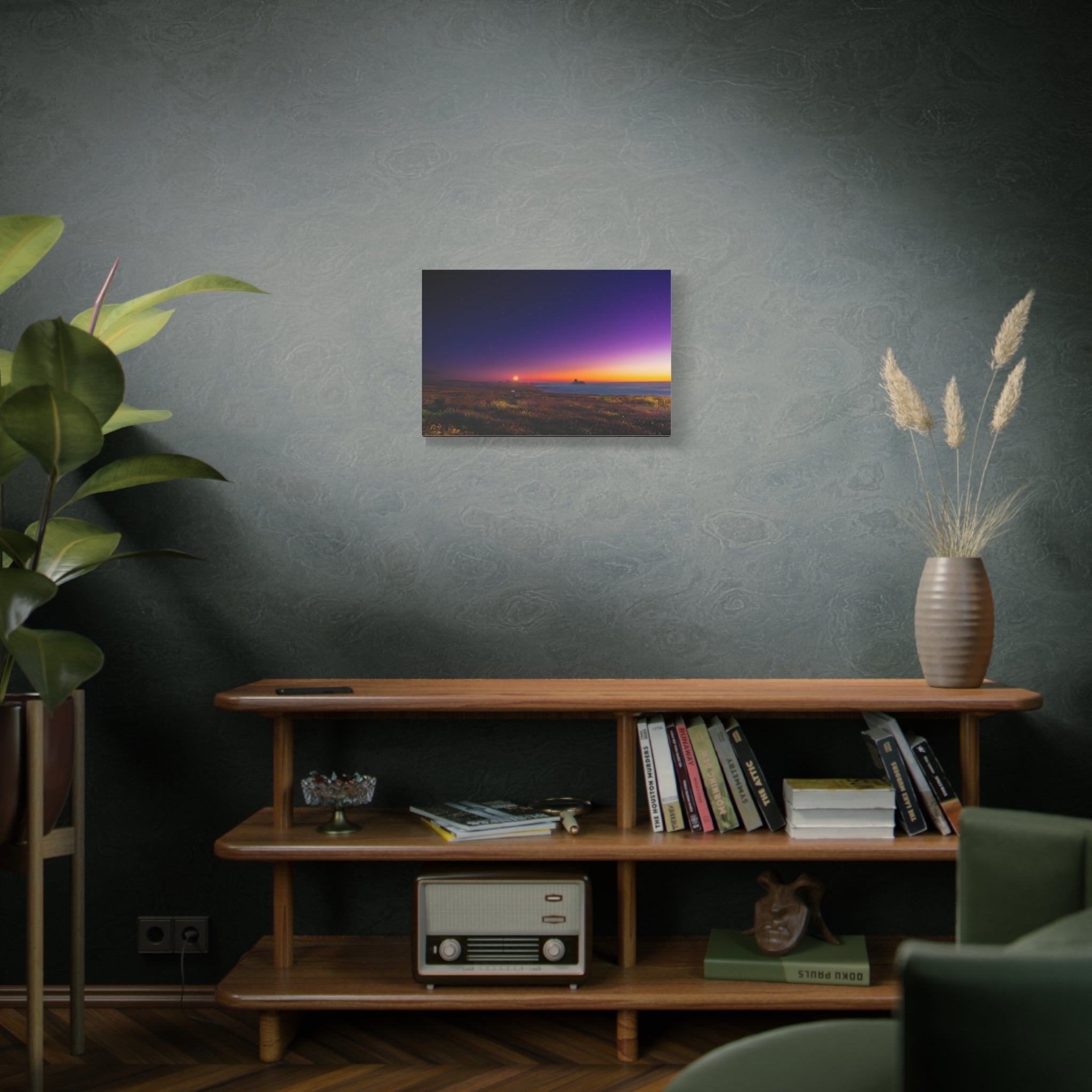 Northern California Coastal Sunset Lighthouse Canvas