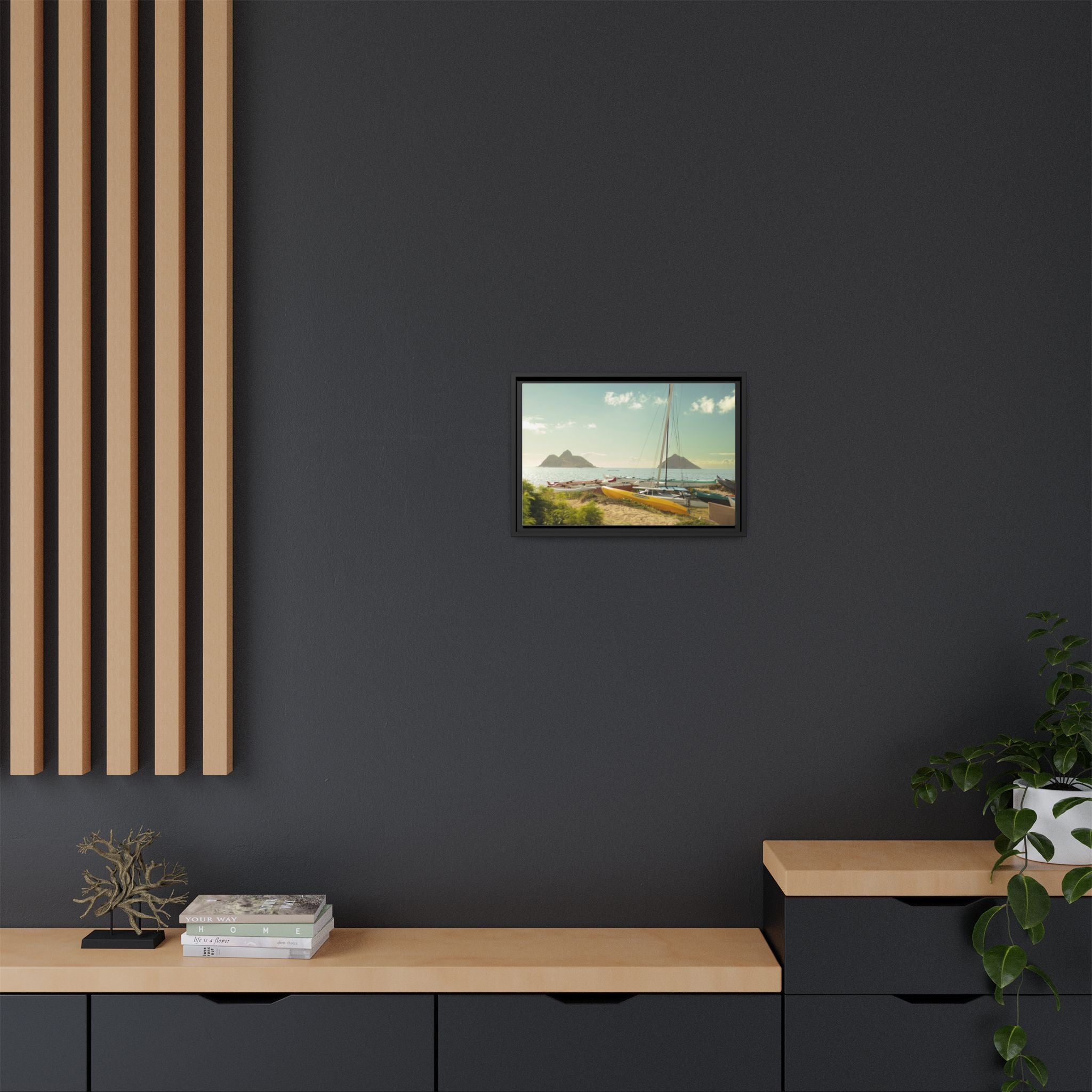 Hawaiian Beach Matte Canvas