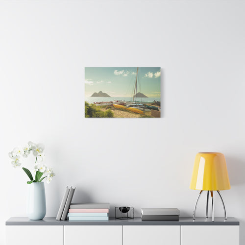 Hawaiian Beach Matte Canvas