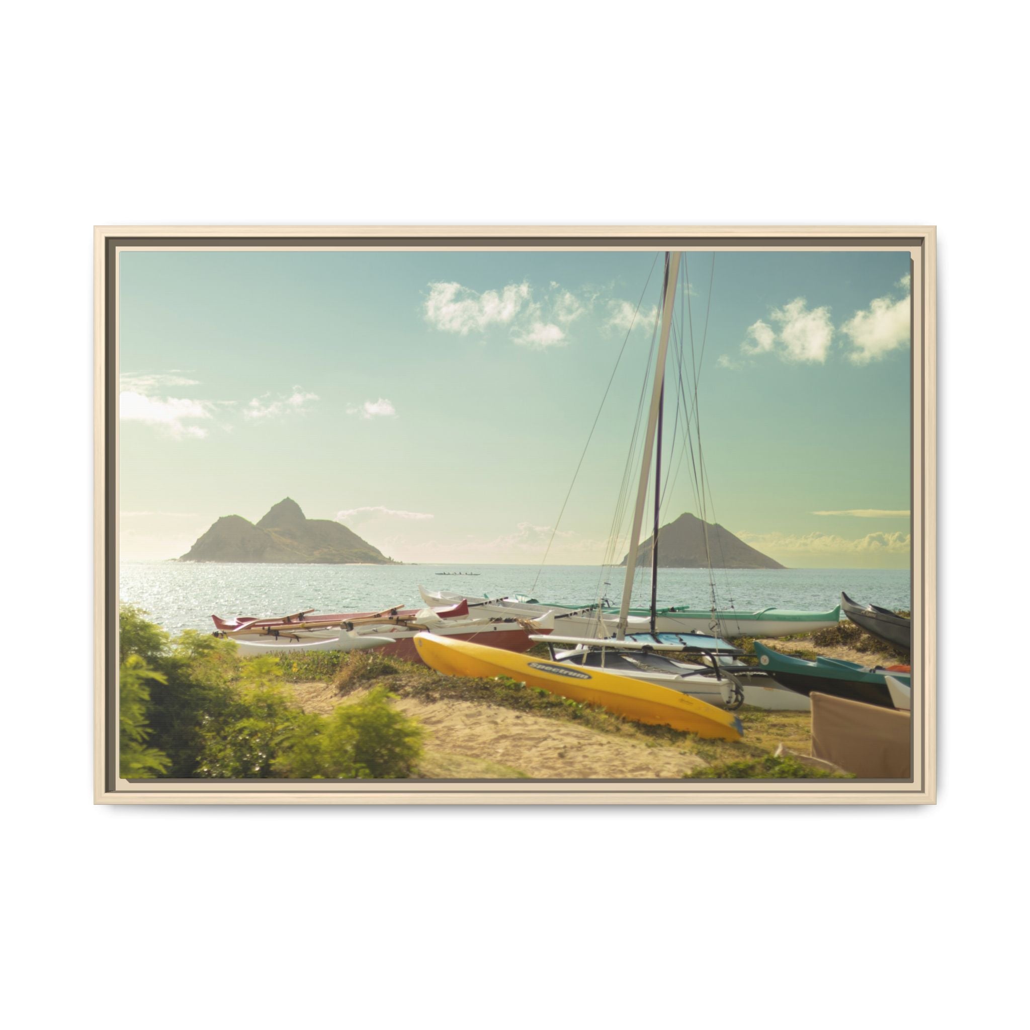 Hawaiian Beach Matte Canvas