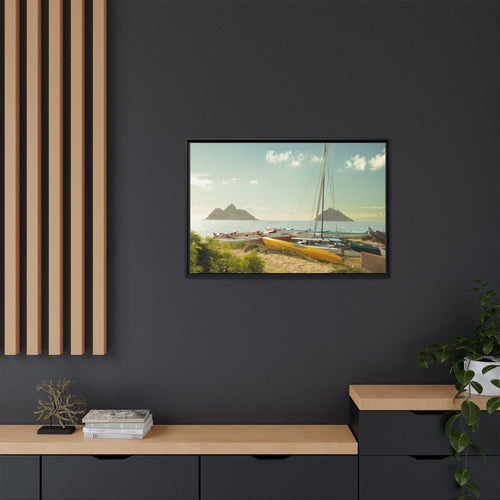 Hawaiian Beach Matte Canvas